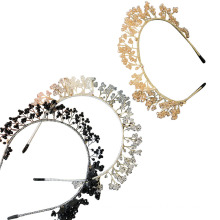 Crystal Crown Slim Headband Luxury Hair Accessories Korean Baroque Wedding Hairband Vintage For Women Girls Gift